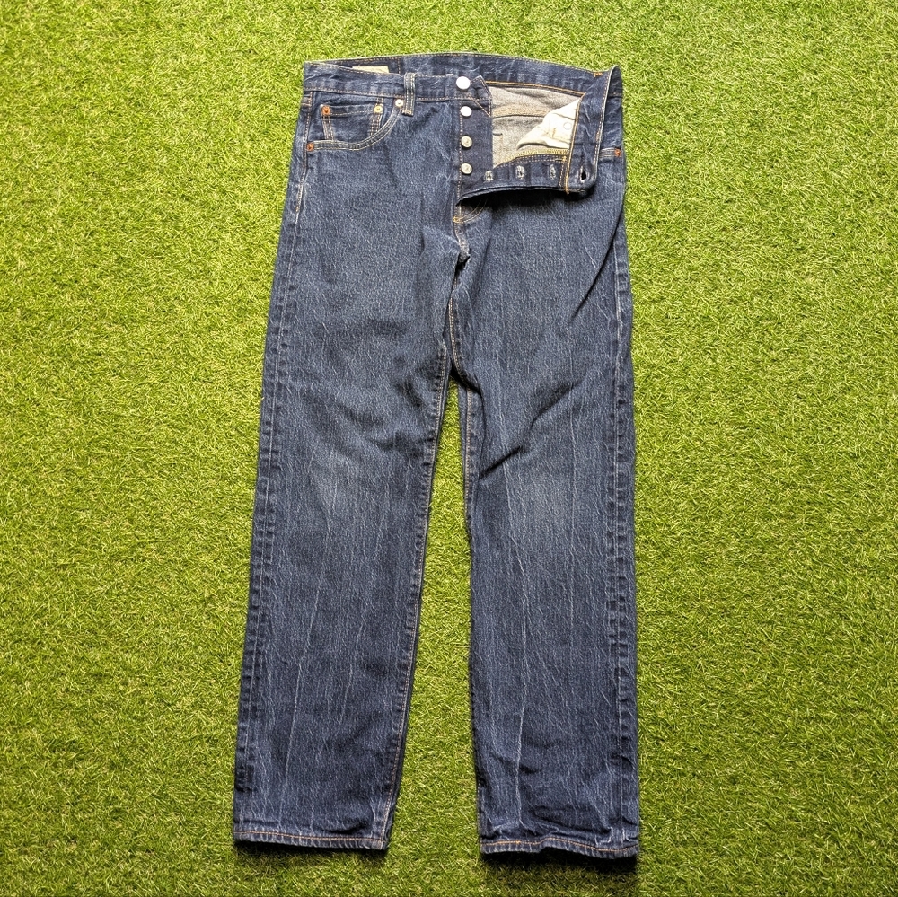 Levi's Premium 501 ‘93 Jeans Men's 30x30 Straight Fit Button Fly Big E Denim